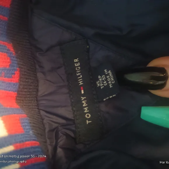 Tommy Hilfiger Boys Coat Size 4/5 Years (Xs) Coat And Scarf Set - Picture 5 of 6